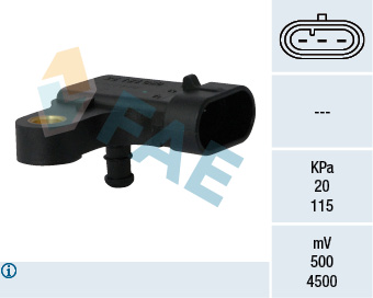 FAE 15120 Emme Manifold Map Basinç Sensörü Lacetti-Nubira-Rezzo