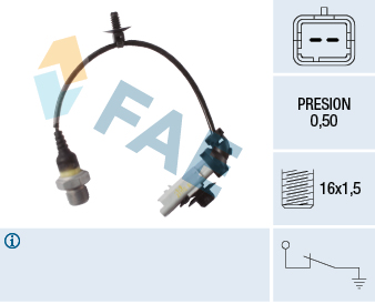 FAE 12641 Yağ Basinç Müşürü P207-P208-P308-P508-P3008-P5008-Partner-Berlingo-C3-C4-Ds3-Ds4-Ds5 1.6 Hdi Dv6c