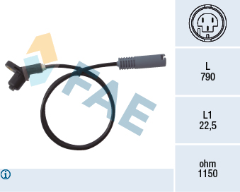 FAE 78017 Abs Sensoru Arka Bmw E36