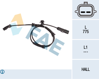 FAE 78057 Abs Hiz Devir Sensoru On Megane Ii