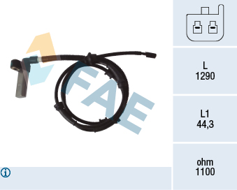 FAE 78068 Hiz Sensörü Abs Sensörü Arka Sol Jeep Grand Cherokee
