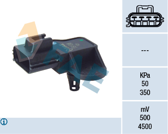 ZMPS1130 Map Sensoru Volvo S40 2010-2012 / S60 2010-2014 / C30 / C70 / S80 / V40 / V50 / V60 / V70 / Xc60 / Xc70