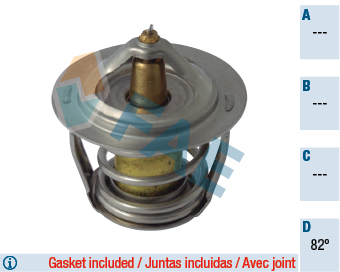 FAE 5302882 Termostat 78c Forester 2.0 Forester 2.5 Impreza Coope 2.0 4wd Legacy Ii 2.0i 4wd Legacy Iii 2.5