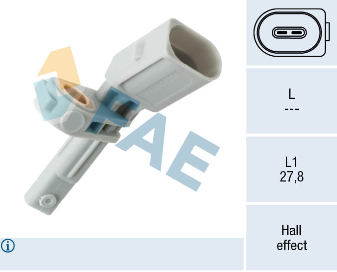 ITL-SEN-VW57B Abs Sensoru (Vw Caddy 16-20 Crafter 17- Golf 13-20 Passat 15- Transporter 20-)