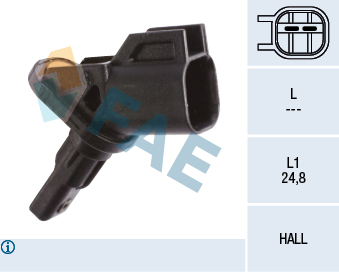 FAE 78180 Abs Sensörü Ön Lv6c 2c204 A2a Focus/Kuga