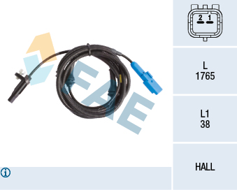 FAE 78234 Abs Devir Sensörü Arka Peugeot P508 10>
