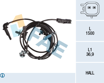 FAE 78238 Abs Devir Sensörü Arka Sol Insignia A 08>17 Vin: C1000001>>