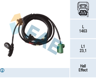 FAE 78272 Arka Abs Sensoru Sag Volvo Xc90 11>