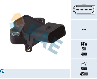 FAE 15150 Basinc Sensoru Skoda Fabia 1.4 Tdi 14> Porsche Panamera 3.0 D 14>