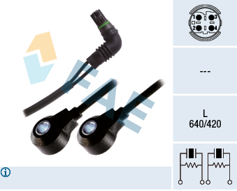 FAE 60255 Vuruntu Sensoru Bmw M62 N62 S62 E39 E60 E38 E65 E66 E67 E53 E70
