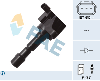 HELLUX HLB.5052 Ateşleme Bobini Honda Civic 1.4l L13z1 L13z4 Sport H/B Fk1 Kasa 09-15 / City 1.4l L13z1 Gm1 Kasa 08-> / Jazz 1.4l L13z Ge6 Gg Kasa 09-14 / Cr-Z 1.5l Lea1 Hybrid Zf1 Kasa 10->