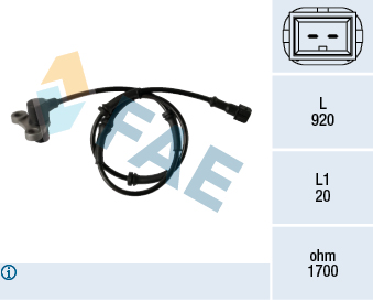 FAE 78352 Arka Abs Sensoru Volvo S40 I 644 97>04 V40 645 97>04
