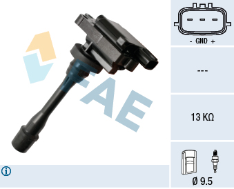 FAE 80346 Ateşleme Bobini Mitsubishi Carisma 1.6l 4g92 Da1a 95->