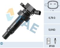 FAE 80335 Ateşleme Bobini Hyundai İ30 1.6l G4fd Gdi 11-> / İx35 1.6l Gdi 11-15 / Tucson 1.6l Gdi 15-19 / Kia S Portage 1.6l 11-> / Ceed 1.6l G4fd Gdi 12-18