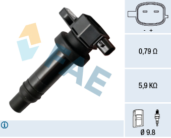 FAE 80332 Ateşleme Bobini Hyundai Accent Blue 1.4l 1.6l 10-> / I30 1.4l G4lc Kappa Blue 12-> Jant Kapaklı Mod Eller Için / Elantra 1.6l Gdi G4fg 11-> / İx20 1.4l G4fa 11-> / Kia Rio 1.4l 1.6l 11-> / Ceed 1.6l