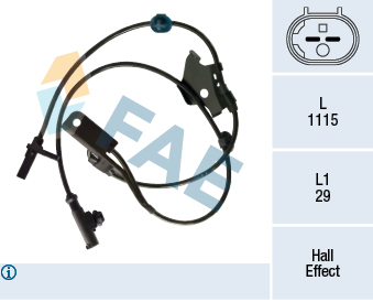 HELLA 6PU358218171 Tekerlek Hiz Sensörü.Hal Sensörü.2-Kutuplu.Toyota Auris-Avensis-Corolla-Verso