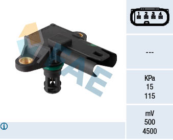 FAE 15189 Basinc Sensoru Bmw N54 N63 N74 E82 E88 E90 E91 E92 E93 E60 E61 F07 F10 F11 F12 F13 F01 F02 F04 E70 E 71 E72 E89
