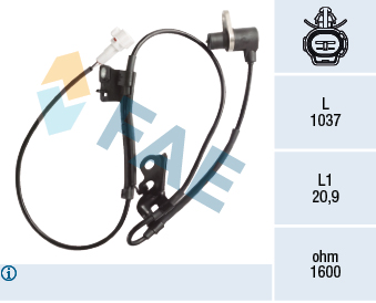 FAE 78418 Abs Sensoru On Sol Avensis 03>08 Corolla 02>07