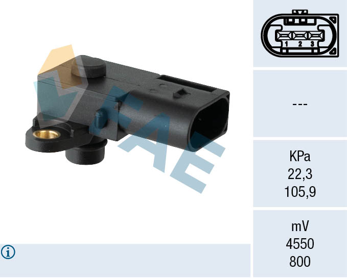 VTS-573000310 Basinc Sensoru N42-N43-N46-N52  -  E46-E87-E90