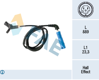 FAE 78462 Abs Sensoru Arka Bmw E85 E86