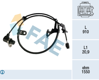 FAE 78472 Abs Sensoru On Sag Yaris 1.0 1.3 1.4 01>05