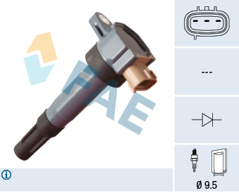 FEBI 1000358 Ateşleme Bobini Suzuki Sx4 1.6l M16a Rw416 4 Bobinli Araçlar Için - Type 4 5 6 7 09->