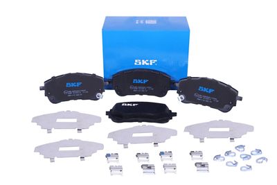SKF VKBP81330A Ön Fren Balata Toyota Corolla 1.6l 1zr-Fae Zre210 19-> / 1.2l 8nr-Fts Nre210 / 1.8l 2zr-Fxe Hybrid Z We211 Zwe219 19-> / Yaris Cross 1.5l 20-> - Kıskaçlı Montaj Parçaları Ile Birlikte