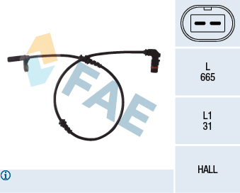 BOS-0986594545 Abs Sensoru On Sag Sol Mercedes C-Serisi (W204)