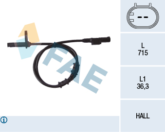 OPT-E-560395A Abs Sensoru On Sag-Sol Mercedes W211  2002-2009