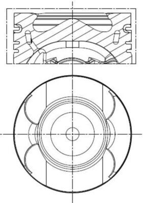 MAHLE 001PI00189000 Piston Complete