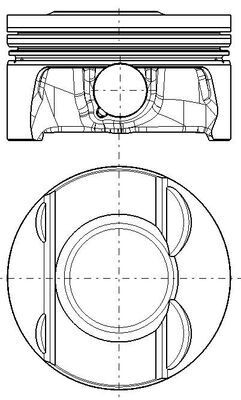 MAHLE 028PI00174002 Piston Complete