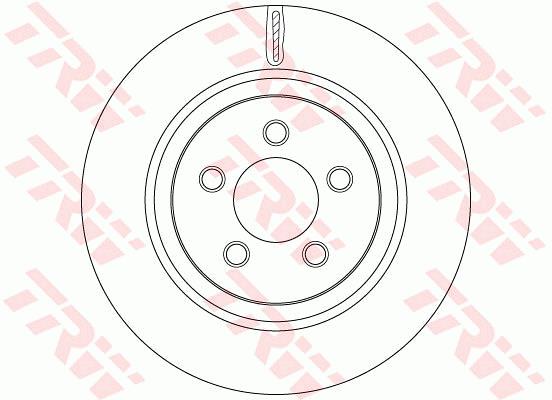TRW DF6263 Fren Diski Ön Aks Dodge Nitro-Nitro Van Ka Jeep Cherokee Kk -Compass Mk49 -