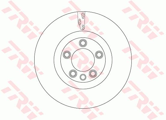 TRW DF6772S Fren Diski Ön Aks Porsche Cayenne 9pa Vw Touareg 7la-7l6-7l7 -