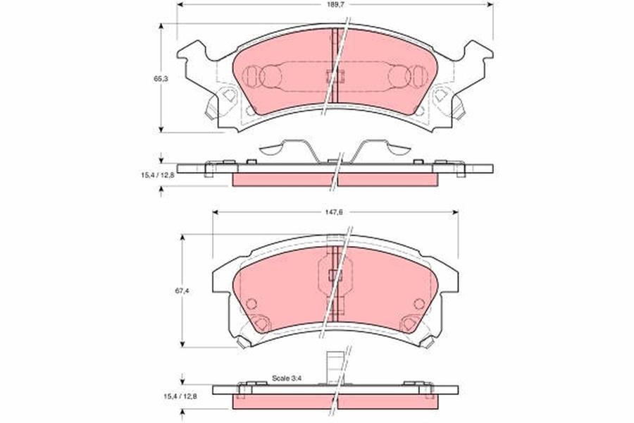TRW GDB4002 Disk Balata Ön Aks Buick Skylark-Skylark-Skylark Coupe-Skylark Coupe Chevrolet Beretta Coupe 137 -C Avalier Convertible-Cavalier Coupe-Cavalier Saloon-Corsica 169 -Corsica Hatchback Pontiac Grand Am