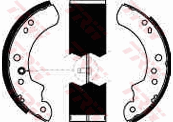 BLUEPRINT ADBP410104 Fren Balatasi Arka Ford Transit 86> Takim Pabuçlu