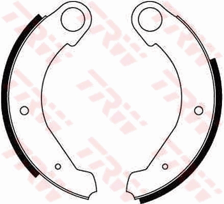 TRW GS8053 Pabuçlu Balata Kiti Arka Aks Citro N 2 Cv-Acadiane-Ami-Ami Break-Dyane-Mehari -