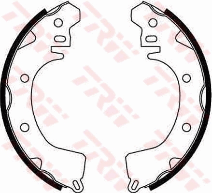 TRW GS8221 Pabuçlu Balata Kiti Arka Aks Holden Astra Hatchback Ld -Astra Saloon Ld Mitsubishi Cordia A21a-A B-Ac -Galant V E1a -Galant Vi E3a -Galant Vi Saloon E3a -Lancer Iii Station Wagon C1v-C3v -Lance