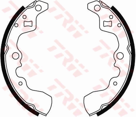 TRW GS8448 Pabuçlu Balata Kiti Arka Aks Suzuki Forsa Hatchback-Swift I Aa -