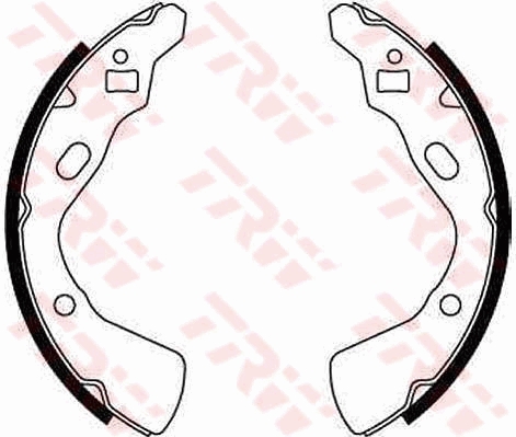 TRW GS8519 Pabuçlu Balata Kiti Arka Aks Ford Australia Festiva Wa -Festiva Wb -Festiva Wd -Festiva Wf Kia Pride Da -Pride Estate-Pride Saloon-Pride Van Da Mazda 121 I Da -