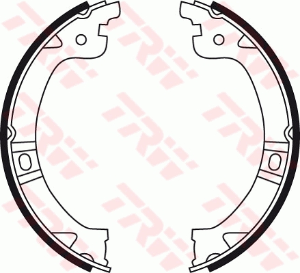TRW GS8759 El Fren Balata Seti Arka Aks Chrysler Ram Van Van Rg -Voyager / Grand Voyager Iii Gs- Ns -Voyager / Grand Voyager Iv Rg -Voyager Iv Rg-Rs -Voyager Iv Van S Dodge Caravan Rg -