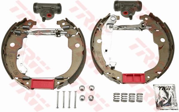 TRW GSK1263 Pabuçlu Balata Kiti Arka Aks Peugeot 207 Hatchback Van Wa- Wc -207 Sw Wk -207 Sw Estate Van Wk -2 07/207 Wa- Wc -