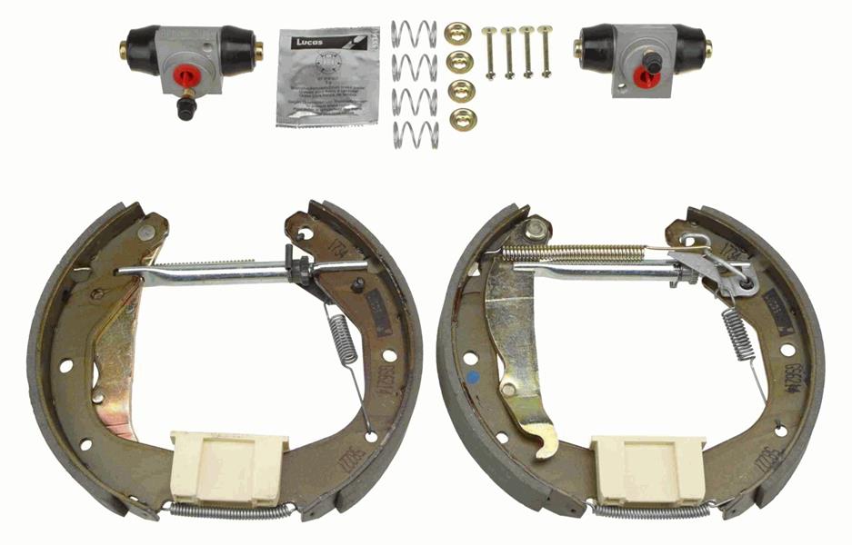 TRW GSK1621 Pabuçlu Balata Kiti Arka Aks Opel Kadett E T85 -Kadett E Combo T85 -Kadett E Estate Van T85 -Kade Tt E Hatchback T85 Vauxhall Astra Mk Ii Belmont T85 -Astra Mk Ii Estate T85 -Astra Mk Ii Hatchba