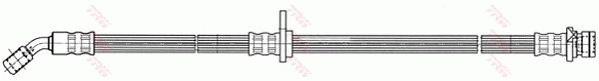 TRW PHD599 Fren Hortumu Arka Aks Sağ Arka Aks Sağ Acura Tsx Cl Honda Accord Vii Cl-Cn -Accord Vii Tourer Cm -Cn -