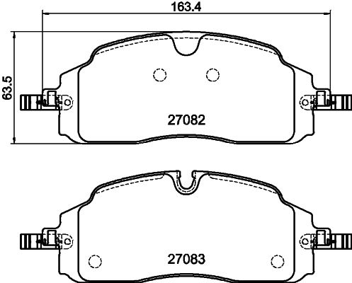 KTPZ31 2K021 AD Fren Balatasi Ön  Transit Custom V710