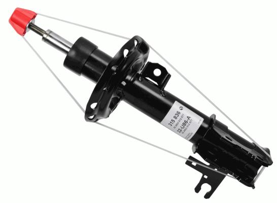SACHS 315836 Amortisör Ön Aks Sol Opel Meriva B Mpv S10 Vauxhall Meriva Mk Ii B S10