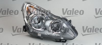 VALEO 043375 Sol Far Krom Opel Corsa D 06>14 Elektrikli Halojen Motorlu H7 H1 Tanim: Ef Adaptif Hariç