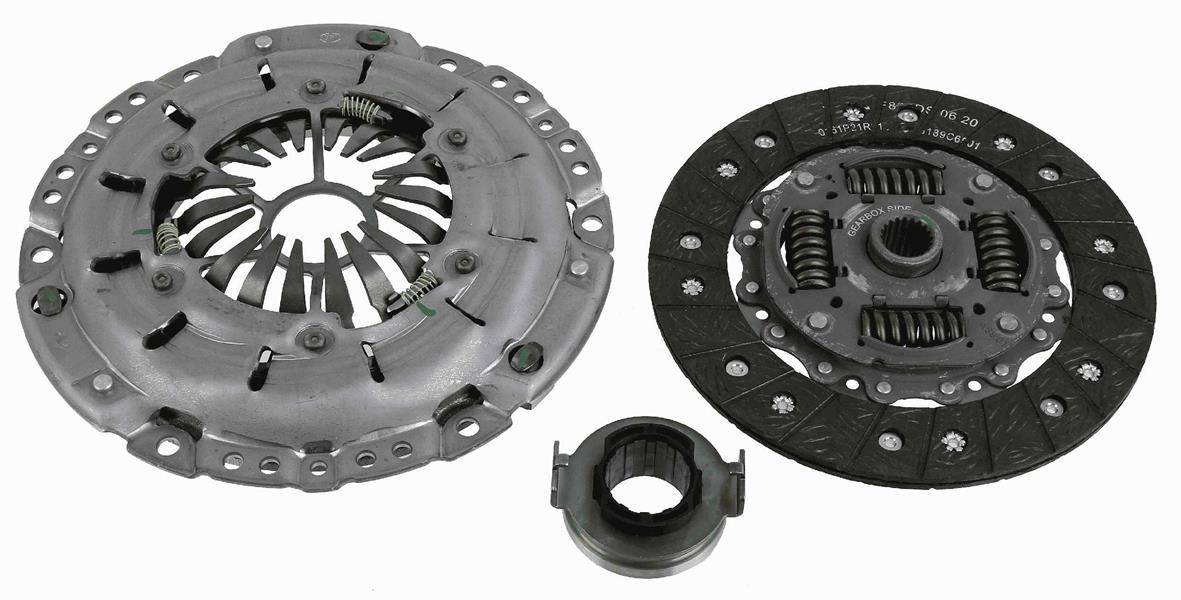 SACHS 3000950790 Debriyaj Seti Baski Disk Bilya Honda Civic 1.8l R18a2 Vtec İ-Shift Fk2 Kasa 06-> / 1.4l L13z1 F K1 Kasa 09-11