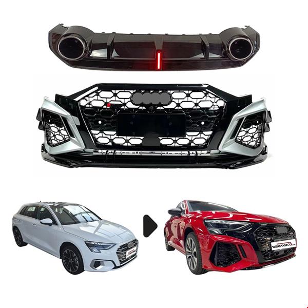 DOGAN A321-RS3SET Rs3 Body Kit Ön Tampon Arka Difüzör A3 2021-