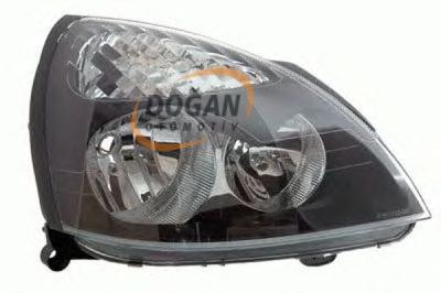 DOGAN CLI01-7005 Ön Far Siyah Sağ Clio 2001-