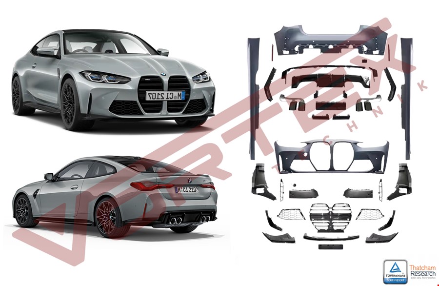 DOGAN G2221-M4BK G82 Body Kit Ön-Arka-Marşbiyel G22 2021-